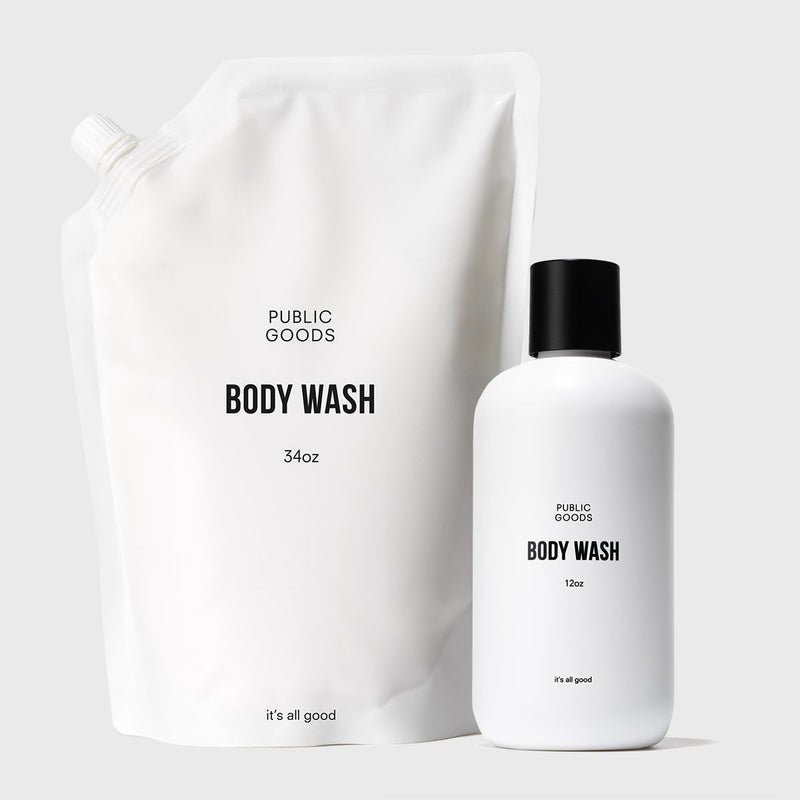 Public Goods Product Set Body Wash + Refill Set