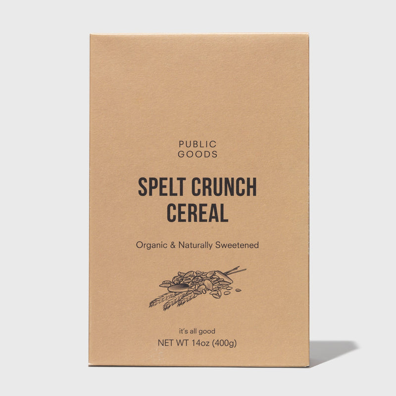 Public Goods Grocery Spelt Crunch Cereal